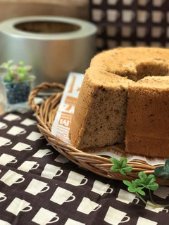 クルミ入りシフォンケーキ-レシピのメイン写真