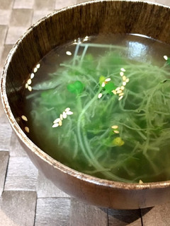 青のり・キャベツ・かいわれで緑のスープ♡-レシピのメイン写真