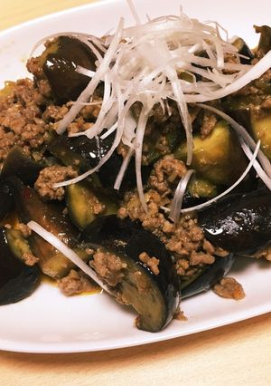 ナスのピリ辛肉味噌炒め-レシピのメイン写真