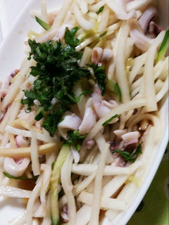相性抜群!大根といかのさっぱりあえ-レシピのメイン写真