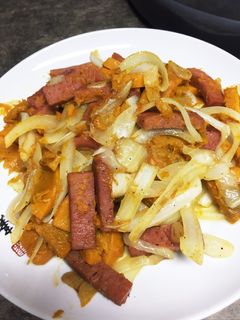 甘くないかぼちゃ消費!スパム炒め★-レシピのメイン写真