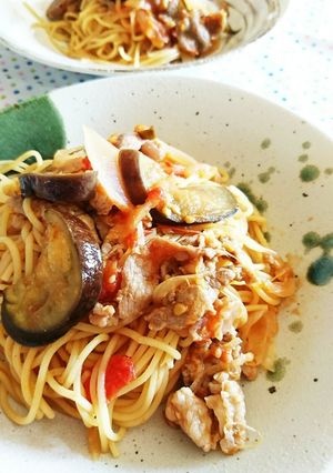 豚こまで簡単！BBQパスタ-レシピのメイン写真
