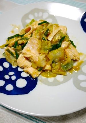 レンジで簡単！サラダチキン☆回鍋肉風-レシピのメイン写真