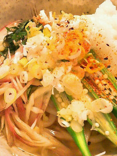ズボラメシ。薬味たっぷりのおろしうどん-レシピのメイン写真