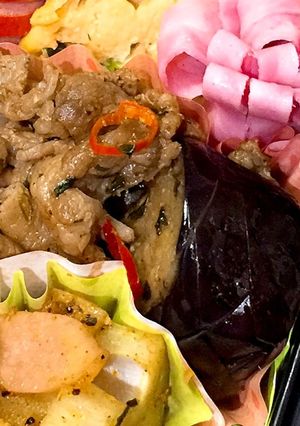 簡単！ナスと豚肉のペペロンチーノ-レシピのメイン写真