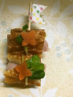お弁当☆ちくわの飾りおかず-レシピのメイン写真