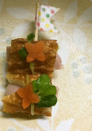 お弁当☆ちくわの飾りおかず-レシピのメイン写真
