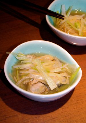超簡単☆牡蠣のねぎしょうが蒸し-レシピのメイン写真