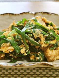 厚揚げとニラの卵とじ-レシピのメイン写真