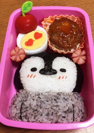 【キャラ弁】ペンギンのペンちゃん♡-レシピのメイン写真