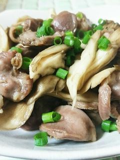 簡単☆砂肝と舞茸のガーリック炒め☆-レシピのメイン写真