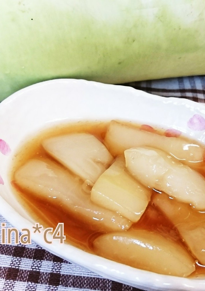 簡単☆夕顔(冬瓜)のあんかけ煮-レシピのメイン写真