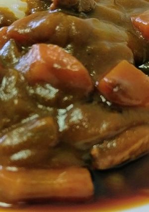 ♥カレーライスには醤油をひとたらしよ-レシピのメイン写真