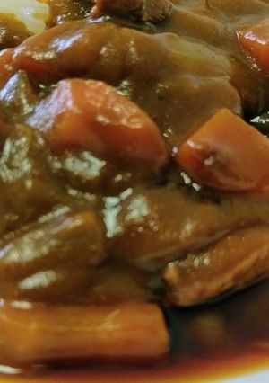 ♥カレーライスには醤油をひとたらしよ-レシピのメイン写真