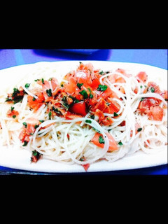 とにかく簡単トマトの冷製パスタ-レシピのメイン写真