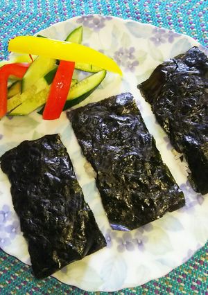 ご飯が少なくて済む薄っぺらお握らず-レシピのメイン写真