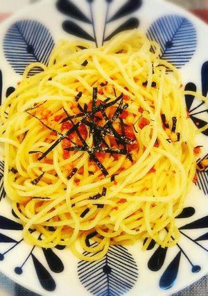 お茶漬けの素で♪超簡単タラコパスタ-レシピのメイン写真