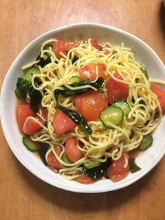 トマトのさっぱり冷やし中華-レシピのメイン写真