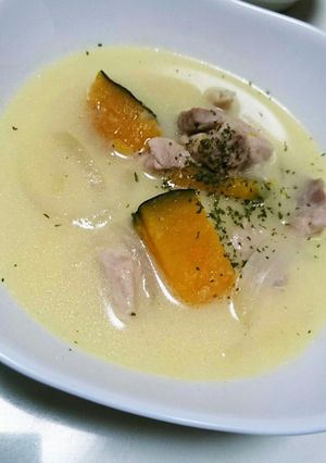 鶏肉とかぼちゃのミルクスープ-レシピのメイン写真
