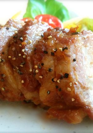 薄切り豚バラ肉で即席チャーシュー-レシピのメイン写真
