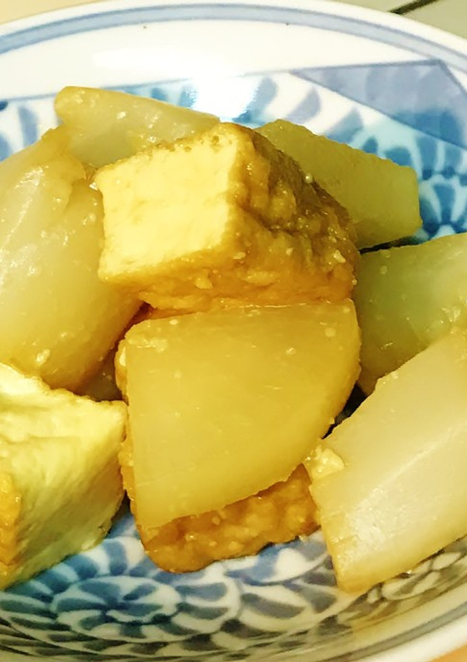 厚揚げとこんにゃくの味噌炒め-レシピのメイン写真