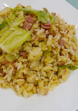 春キャベツのチャーハン【JA福岡市】-レシピのメイン写真