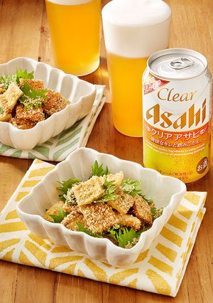 ごましそたっぷりカリカリお揚げ-レシピのメイン写真