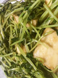 厚揚げと豆苗のさっぱり炒め-レシピのメイン写真