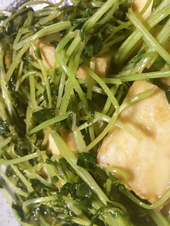 厚揚げと豆苗のさっぱり炒め-レシピのメイン写真