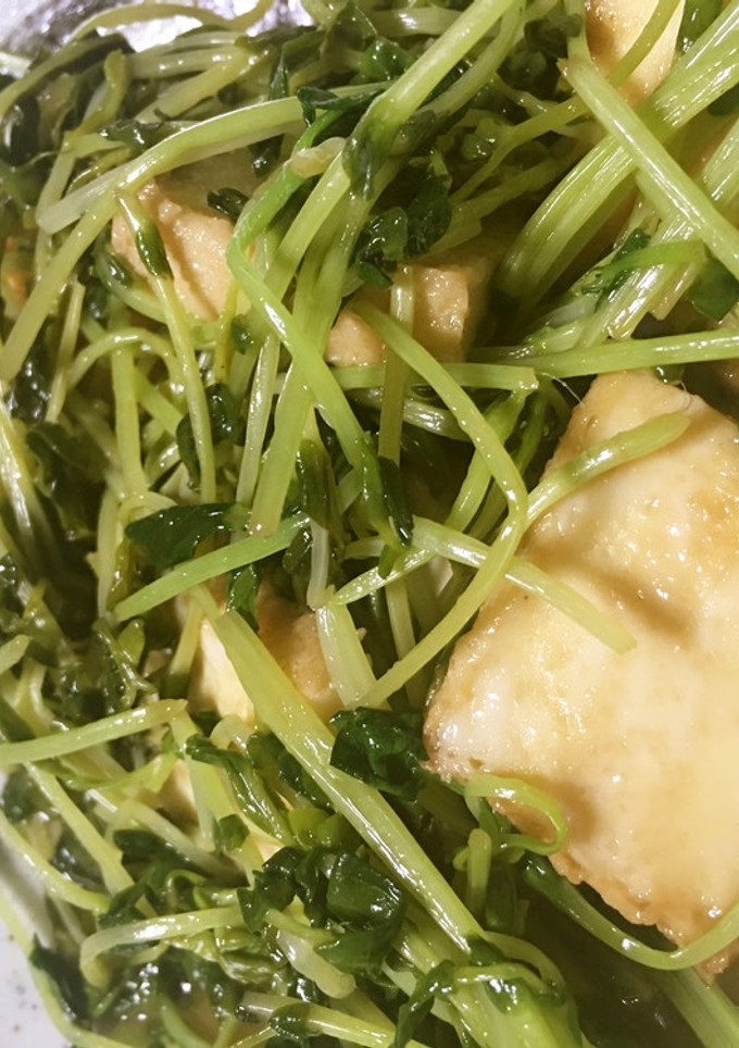厚揚げと豆苗のさっぱり炒め-レシピのメイン写真