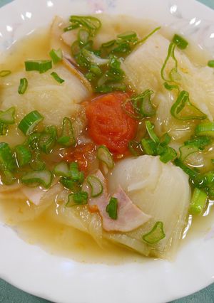 丸ごとたまねぎスープ【JA福岡市】-レシピのメイン写真