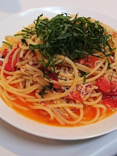 トマト・しらす・大葉のパスタ-レシピのメイン写真