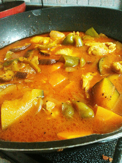 ルーなし♪夏野菜のチキンカレースープ♪-レシピのメイン写真