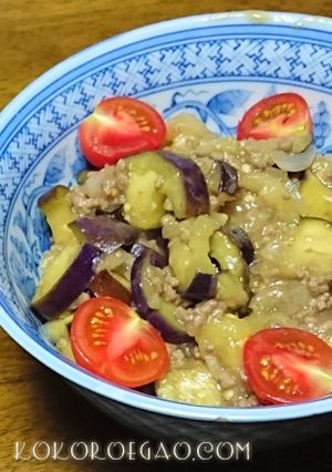 茄子の味噌だれ丼-レシピのメイン写真