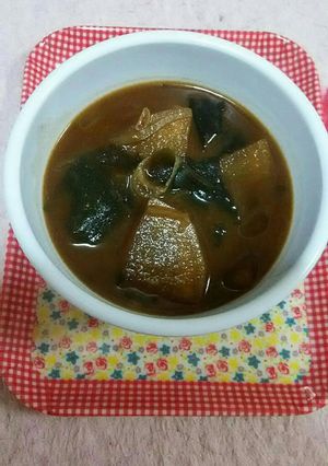大根とわかめのみそ汁♪-レシピのメイン写真