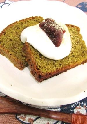 阿波晩茶パウダーのしっとりパウンドケーキ-レシピのメイン写真