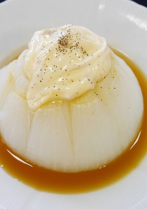 新玉ねぎのコンソメ蒸し【JA福岡市】-レシピのメイン写真