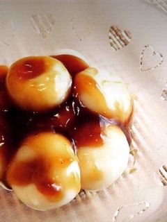 * 豆腐で作る 白玉団子 *-レシピのメイン写真