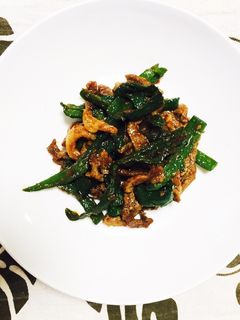余った焼肉の肉でピーマン炒め-レシピのメイン写真