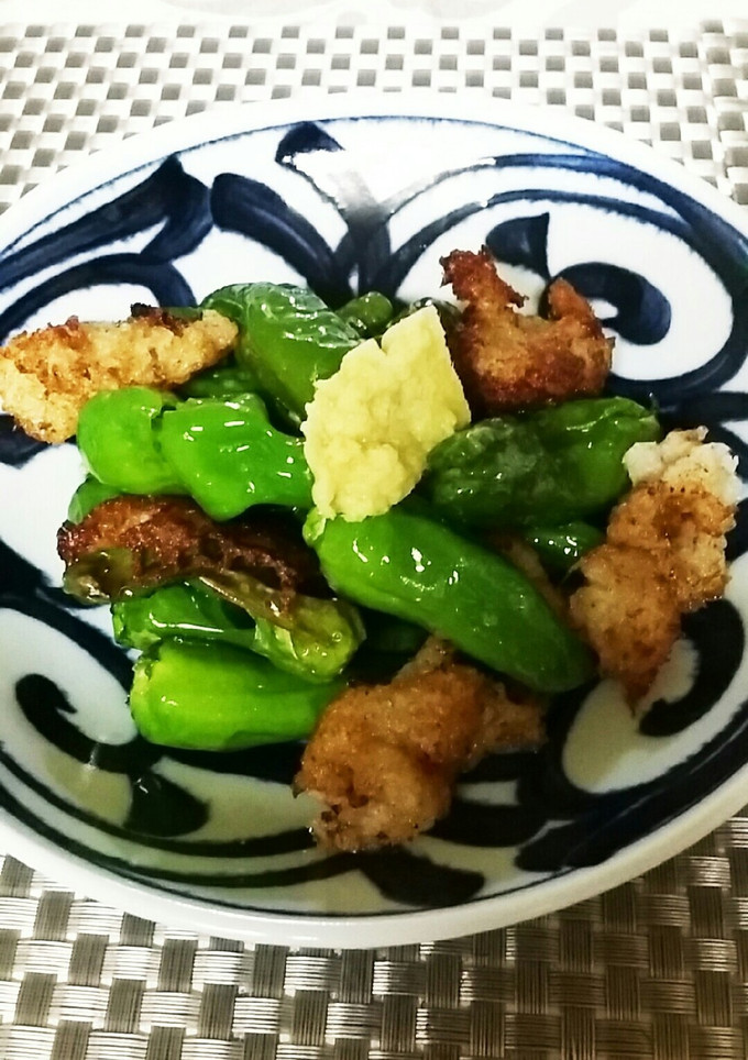 ししとうとレンコンすりおろし揚げ-レシピのメイン写真