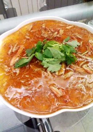 簡単豪華！豆腐の茶碗蒸し♪かにあんかけ-レシピのメイン写真