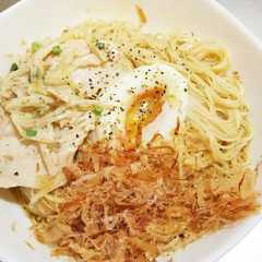 รูปของ 素麺で☆和風油まぜそば