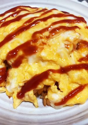 簡単!めちゃうまオムライス!-レシピのメイン写真