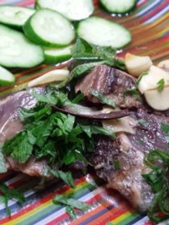 カツオのたたき、焼肉風-レシピのメイン写真