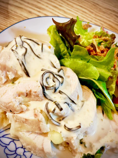 レンジだけ!鶏胸肉の柚子胡椒ソース-レシピのメイン写真