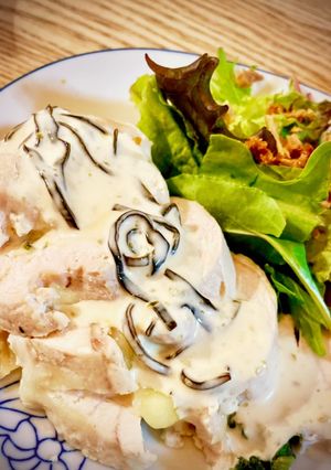 レンジだけ！鶏胸肉の柚子胡椒ソース-レシピのメイン写真