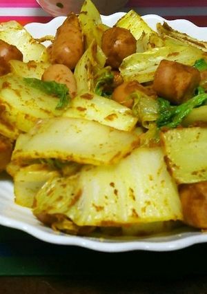 スパイシー★ウインナーと白菜のカレー炒め-レシピのメイン写真