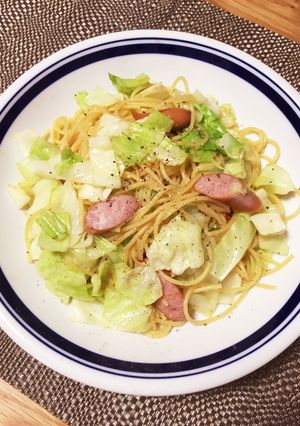 フライパンひとつで☆超簡単キャベツパスタ-レシピのメイン写真