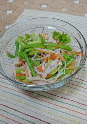 アスパラの野菜サラダ！混ぜるだけ。-レシピのメイン写真