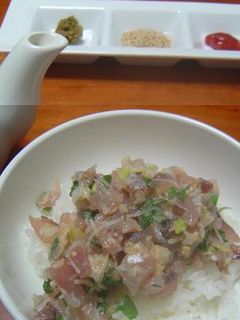 アジのたたきのだし茶漬け(なめろう丼)-レシピのメイン写真